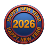 Crystal Zen Technology Happy New Year 2026 Celebration icon
